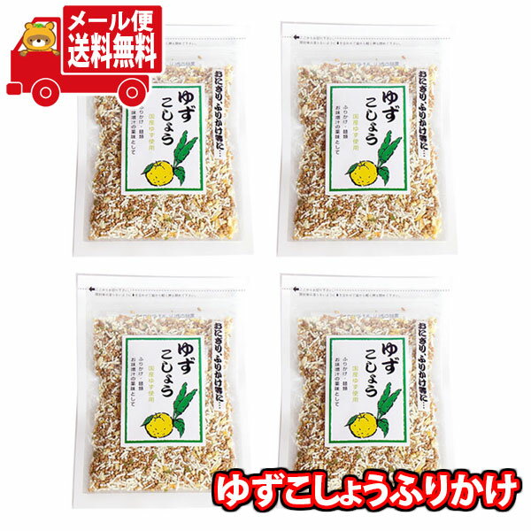 (全国送料無料)森田製菓 ゆずこしょうふりかけ 50g 4コセット メール便 (4957891179499sx4m)