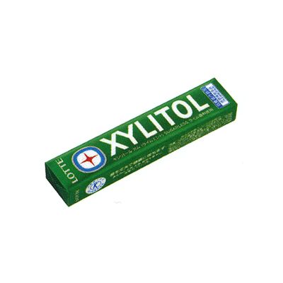 ロッテ キシリトールガム(ライムミント) 14粒×20コ入り 特定保健用食品 (45126420)