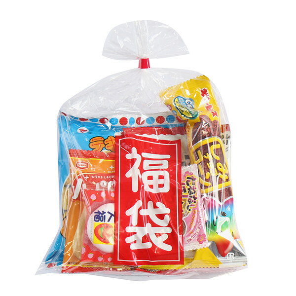 お菓子 詰め合わせ ミニ福袋（お菓子8種） 袋詰め プレゼント おかしのマーチ (omtma8041)【祝い 袋詰 駄菓子 子ども会 子供会 景品 販促 イベント 旅行 お祭り 福袋 おかし オカシセット 業務用 まとめ買い 個包装 祭事】