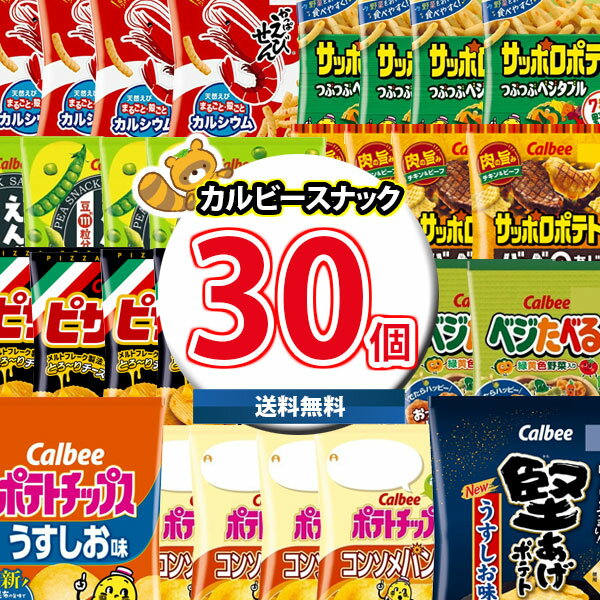 (地域限定送料無料)カルビーの人気スナック詰め合わせセット(9種・計30コ)(omtma9010k)【駄菓子 お菓子 詰め合わせ 個包装 プレゼント