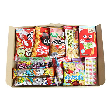 (全国送料無料) お菓子入れに!クレヨンしんちゃん巾着袋(小)付きお菓子詰め合わせセット(15種・15コ) おかしのマーチ メール便 (omtmb7505)