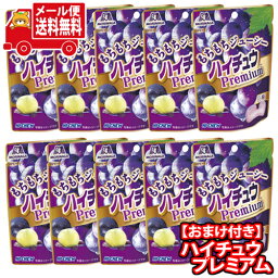 (全国送料無料) ハイチュウプレミアム ＜ぶどう＞ 10個 当たると良いねセット おかしのマーチ メール便 (omtmb7628)