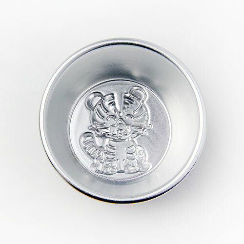 プリン型 アルミプリンカップ トラ ゼリー型 お菓子　動物 金属 夏