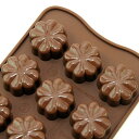 チョコレート型 シリコンモールド FLEURY（フルーリー/四つ葉）SCG08 チョコ型 チョコレートモールド ケーキ型 モルド お菓子 EASYCHOC イージーチョコ ショコラ