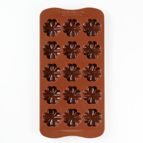 チョコレート型　シリコンモールド　FLEURY（フルーリー/四つ葉）SCG08　チョコ型　チョコレートモールド　ケーキ型 モルド お菓子 EASYCHOC イージーチョコ ショコラ格安通販　バレンタイン　人気　ランキング