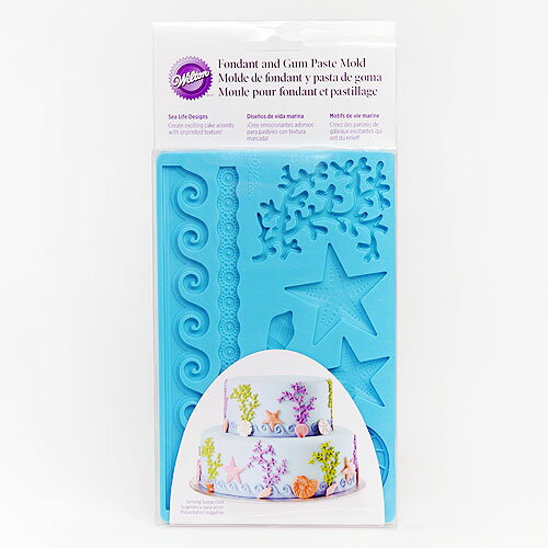 ウィルトン ガム フォンダンモールド シーライフ #409-2552 Wilton SEA LIFE FONDANT&GUM PASTE MOLD お菓子