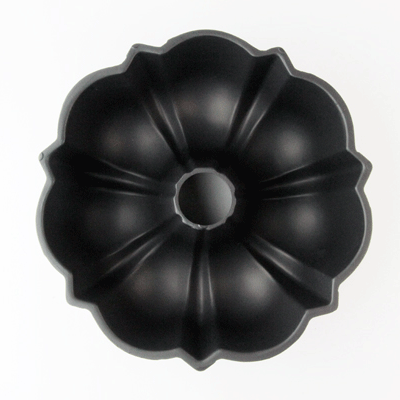 フッ素加工 Black プディング型（大） 1号 ＃1267 フッ素 ブラック お菓子 金属 夏 空焼き不要 2