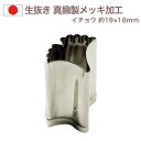 イチョウ 生抜きA #19 抜き型 型抜き お菓子 金属