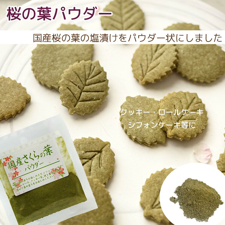 【2026年度】国産 さくらの葉パウダー 5g 桜 パイオニア企画 食品 食材