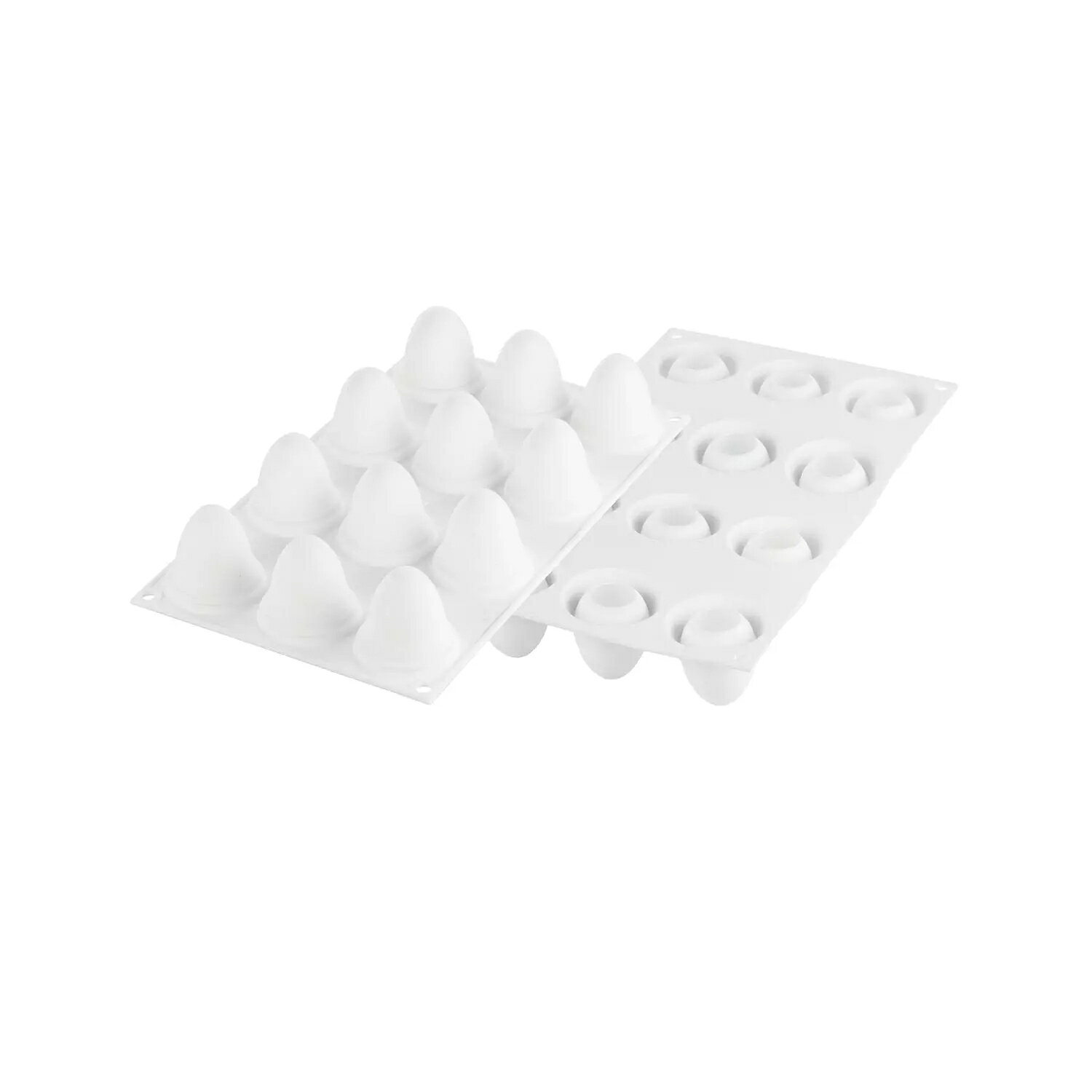 シリコンフレックス エッグ 12個付き SF331 EGG (白) お菓子 シリコン型 silikomart シリコマート