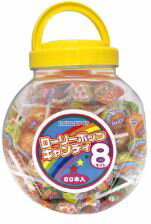 やおきんローリーポップキャンディー80本駄菓子キャンデー