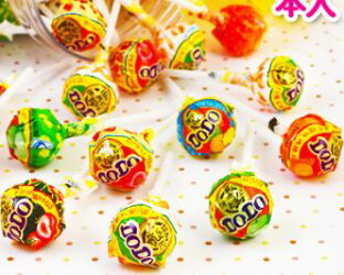 やおきんローリーポップキャンディー80本駄菓子キャンデー