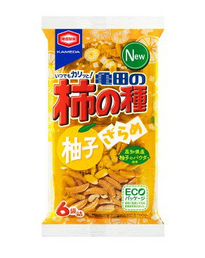 亀田製菓　亀田の柿の種 柚子ざらめ 6袋詰（131g）×12袋入　ケース販売