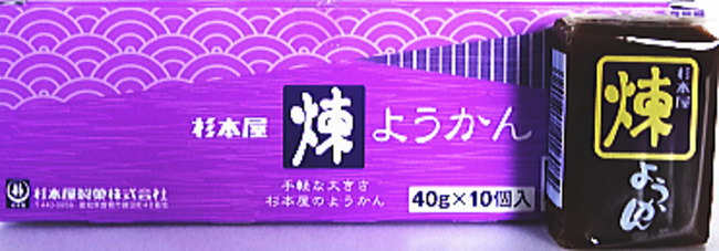 ・名称　　 ：菓子　 　 ・内容量　　：40g　 　 ・原材料　　：砂糖、生飴、水飴、寒天、甘味料（ソルビトール）　 　 ・保存方法　：直射日光、高温多湿を避けて常温で保存してください。　 　 ・賞味期限　：パッケージに記載　 　 ・製造者　　：杉本屋製菓株式会社　 　　　　　　　愛知県豊橋市鍵田町48番地　　