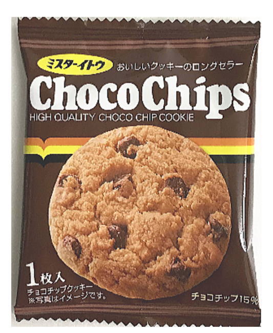 イトウ製菓 チョコチップクッキー 1枚×300袋(25×12)