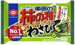 亀田製菓 亀田の柿の種 わさび6袋164g×12袋