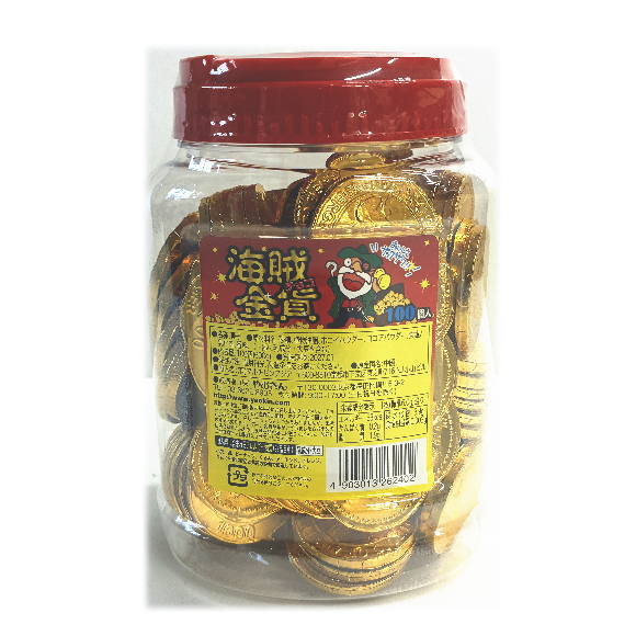 やおきん 海賊金貨チョコ100枚（600g）
