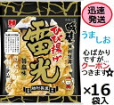 ひざつき製菓 雷光旨塩 120g×16袋入(ケース販売) 城壁揚げ あげせんべい 塩 米菓 まと