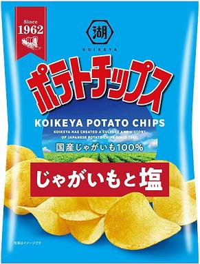 【心ばかりですが…クーポンつきます☆】湖池屋 ポテトチップスじゃがいもと塩 60g×12袋入