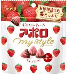 楽天おかしレンジャー【心ばかりですが…クーポンつきます☆】明治 アポロマイスタイル 41g×8袋入クール便を選択された場合別途300円かかります。