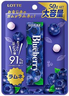 【心ばかりですが…クーポンつきます☆】ロッテ ブルーベリーラムネ 50g×10個入