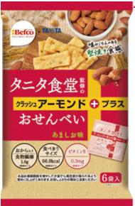 【心ばかりですが…クーポンつきます☆】栗山米菓タニタ食堂監修のおせんべいアーモンド96g×12袋入