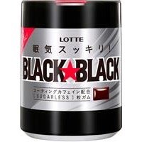 【心ばかりですが…クーポンつきます☆】ロッテブラックブラック粒ワンプッシュボトル140g×6個入