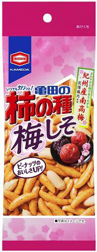【心ばかりですが…おまけつきます☆】亀田製菓亀田の柿の種梅しそ（小袋）60g×10袋入