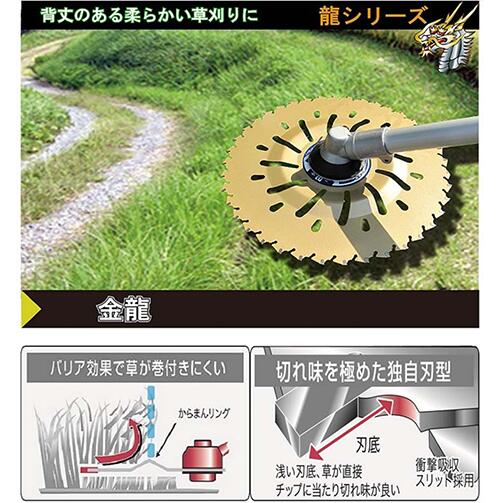 三陽金属 金龍 230mm×36P 00331 刈払機用 チップソー