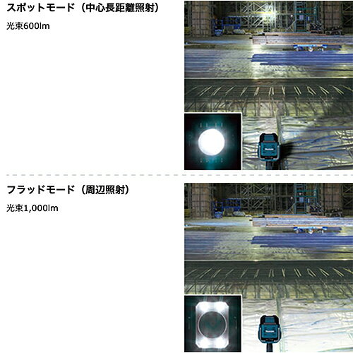 makita マキタ ML812 フラッシュライト(本体のみ / バッテリ・充電器別売) ライト 投光器 投光機 防災 地震 災害 停電対策 懐中電灯 キャンプ アウトドア okateko-10003919 ファームガレージ OREGON SHOP サンプル画像3