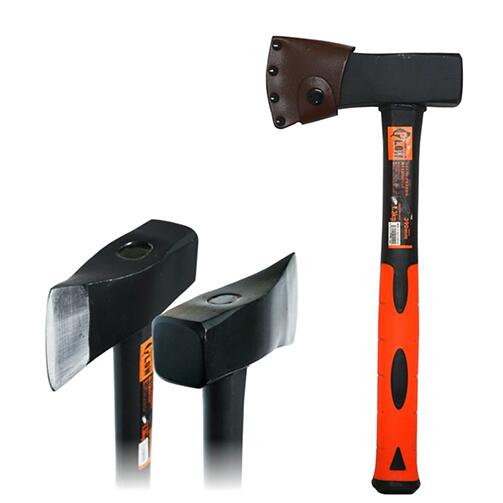 PLOW プラウ 薪割り用ハンマー斧 PH-HMR1300 1300g 390mm 伐採補助具 斧 薪割り 薪...