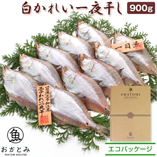 御中元 お中元 干物セット 干物 詰め合わせ ギフト 【送料無料】白かれい一夜干し（900g・9〜12枚） エテカレイ 宗八カレイ カレイ ひもの 一夜干し 国産 島根産 大田産 贈答 干かれい お土産 お祝い お礼 酒の肴 産地直送 贈り物 お取り寄せグルメ 山陰沖 岡富商店