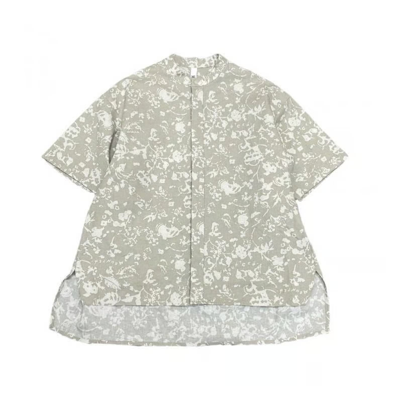 leaf camo SS shirt【 sand】/ moun.ten マウンテン 