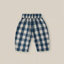 tBbV[}pc@Pottery Blue Gingham Fisherman Pants/organiczoo(I[KjbNY[) ylR|Xz