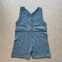 nep knit short salopette blue/ &pal(アンドパル)