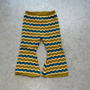 UNEUNE knitting pants olive×blue/ &pal(アンドパル)