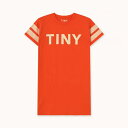 ワンピース STRIPES DRESS summer red【SS25-135】/ tinycottons(タイニーコットンズ)