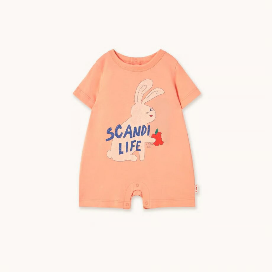 ѡ SCANDI LIFE GRAPHIC ONE-PIECE papayaSS25-081/ tinycottons(ˡ...