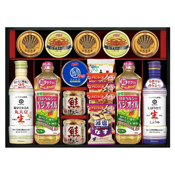 キッコーマン&アマノフーズ&日清オイリオ バラエティセット【出産内祝 内祝いなどのお祝い返しに】【出産祝い お返し 返礼】【御中元 お中元】【調味料セット 調味料ギフト 日持ち 結婚内祝い 新築内祝い 成人内祝い】【送料込み 送料無料(※沖縄、離島は除く)】