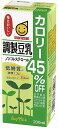送料無料 マルサンアイ 調整豆乳カロリー45%オフ 200ml×48本