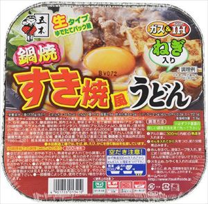 送料無料 五木食品 鍋焼 すき焼風うどん 235g×18個 1