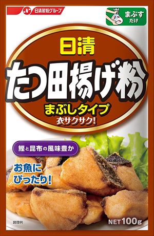 送料無料 日清 たつ田揚げ粉 まぶしタイプ 100g×30個