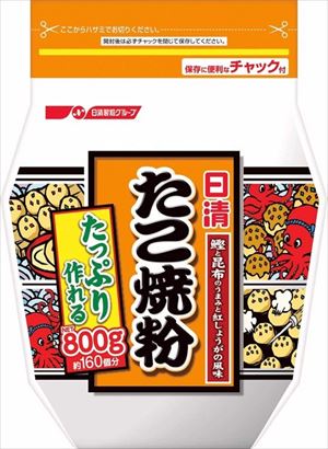 送料無料 日清フーズ たこ焼粉 800g×9袋