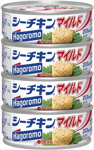 送料無料 はごろも シーチキンマイルド (70g×4缶)×24個 1