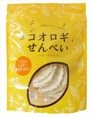 送料無料 キャナリィ21 コオロギせんべい 60g×12個