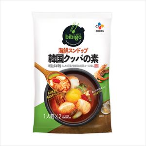 送料無料 CJジャパン bibigo 韓国クッパの素　海鮮スンドゥブ 47.4g×14個