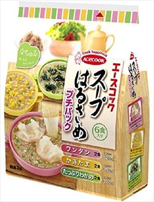 送料無料 エースコック スープはるさめプチパック 6食入 76g×20個