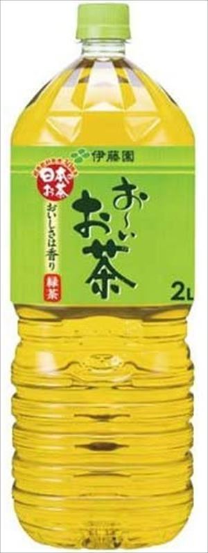 送料無料 伊藤園 お〜いお茶 緑茶 2L×6本 CS