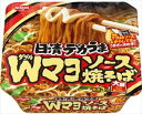 送料無料 日清 デカうま Wマヨソース焼そば 153g×24個