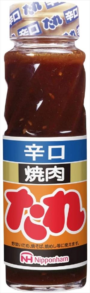 送料無料 日本ハム 焼肉たれ 辛口 220g×10本